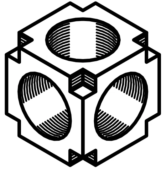 Designed Cube CAD Part